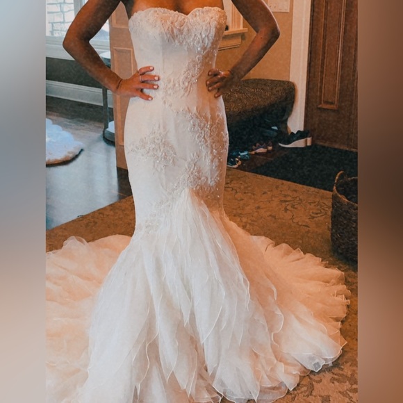 Matthew Christopher Wedding Dress - Picture 11 of 12